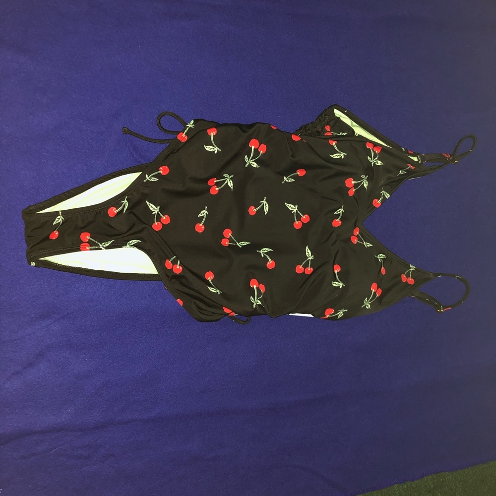 Cherry print swimsuit